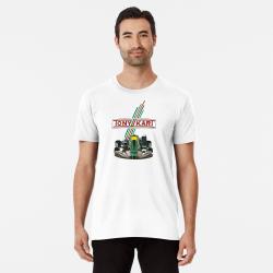 Tony Kart logo on a white Premium T-Shirt